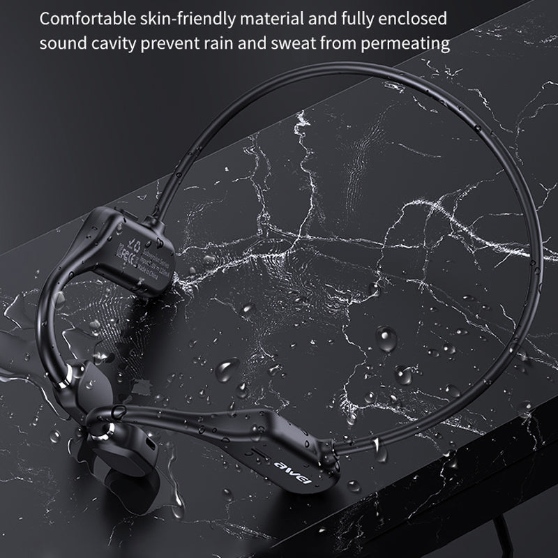 AWEI A889BL Air Conduction Bluetooth-øretelefon Vandtæt Sports Music Headset AWEI A889BL Air Conduction Bluetooth-øretelefon Vandtæt Sports Music Headset